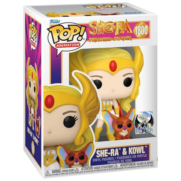 Funko POP! She-Ra & Kowl #1800 40th Anniversary Neu OVP | Hoppla-Stuff